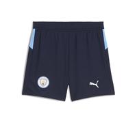 PUMA Short de Football Manchester City Enfant 2025/26 - Bleu Marine - Taille : 152
