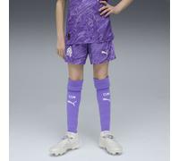 PUMA Short de gardien 25/26 Olympique de Marseille Enfant et Adolescent, Vêtements, Dark Amethyst/Blanc, 13-14Y 13-14Y