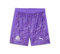 PUMA Short de gardien 25/26 Olympique de Marseille Homme, Sport, Dark Amethyst/Blanc, XL XL
