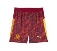PUMA Short de gardien 25/26 Olympique de Marseille Homme, Sport, Dark Crimson/Sunny Jaune/Dark Poppy, XS XS