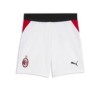 PUMA Short de match 26/27 AC Milan Enfant et Adolescent, Accessoires, Blanc, 5-6Y 5-6Y