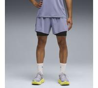 PUMA Short de running 2-en-1 5" Dreamrun dryCELL Homme, Vêtements, Gris, M M