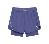 PUMA Short de running 2-en-1 ULTRAWEAVE 5" Homme, Sport, Bleu Crystal, XL XL