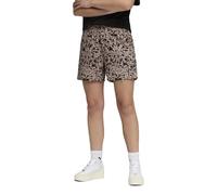 PUMA Short Essentials Animal Taille Haute 4" Femme M Sandstone Beige