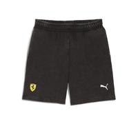 PUMA Short de sport Sportswear Scuderia Ferrari Enfant et Adolescent, Accessoires, Noir, 11-12Y 11-12Y