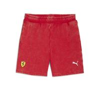 PUMA Short de sport Sportswear Scuderia Ferrari Enfant et Adolescent, Accessoires, Rouge, 13-14Y 13-14Y