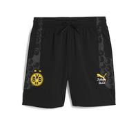 PUMA Short de voyage KIDSUPER x BORUSSIA DORTMUND Homme, Sport, Noir/Faster Jaune, S S