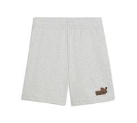 PUMA Short décontracté Essentials Logo Lab Enfant et Adolescent, Accessoires, Gris, 13-14Y 13-14Y