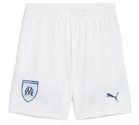 PUMA Short domicile Olympique de Marseille pour enfant 2024 2025, blanc, 11-12 ans