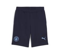 PUMA Short FtblEssentials Manchester City Homme, Sport, Navy/Light Bleu, XL XL