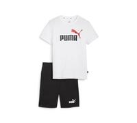 PUMA Short Jersey Set B Survêtement Garçon, Blanc-Rouge pour Tous Les Temps, 152