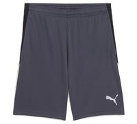Puma IndividualLIGA Training Shorts 2 (Open Pockets), Short tricoté Homme, Galactic Gray-Yellow Alert,