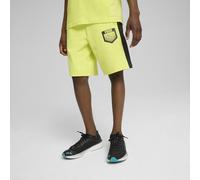 PUMA Short molletonné à motif Active Sports Enfant et Adolescent, Vêtements, Jaune, 9-10Y 9-10Y