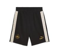 PUMA Short molletonné KING FC Rouge Bull Salzburg Homme, Sport, Noir/Matte Doré, L L