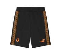 PUMA Short molletonné KING Galatasaray SK Homme, Sport, Noir/Rouge Rhythm/Intense Orange, M M
