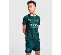 PUMA Short Quatrième Manchester City FC 2025/26 Junior - Vert 13-14Y