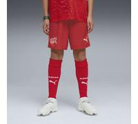 PUMA Short Suisse 2026 Enfant et Adolescent, Vêtements, Rouge, 7-8Y 7-8Y