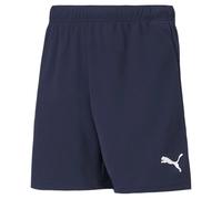 PUMA Short Teamrise Jr mixte enfant Peacoat / Puma White Taille 164 EU