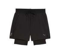 PUMA Short tissé stretch 2-en-1 PWRMODE Homme, Accessoires, Noir, M M