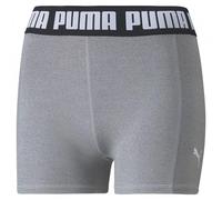Puma Short Vélo Cycle Logo Serigraphié Gris Chiné Taille S (fm287-11)