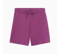 Puma Shorts a vita alta HER 5" da donna Plum Wine