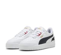 PUMA Shuffle Downtown LO JR Baskets Blanches Bleu Marine Pointure 37, Puma Blanc New Navy pour Tous Les Temps Rouge, 4.5 UK
