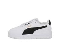PUMA Shuffle Downtown Lo Jr Baskets Unisexes pour Enfant, Puma White PUMA Black PUMA Gold, 38.5 EU