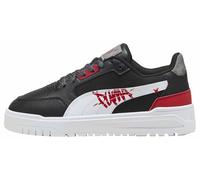 PUMA Shuffle Downtown LO Mid 90S JR, Baskets Noires et Blanches pour Tous Les Temps, Rouge, Pointure 39, Puma Black PUMA White for All Time Red, 6 UK