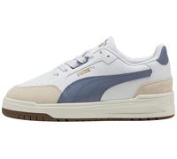 PUMA Shuffle Downtown Lo OG Jr Chaussures Blanc Gris Ciel Or 38 EU, Puma Blanc Gris Ciel Puma Or, 5 UK