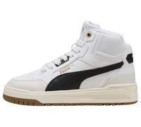 PUMA Shuffle Downtown Mid Jr Basket, White Black Vapor Gray, 38 EU
