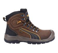 Puma Bottines de sécurité Sierra Nevada Mid S3 Cuir Marron Homme Taille 39