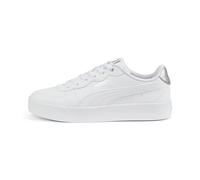 PUMA Skye Clean Distressed, Chaussures de Tennis pour Femme, Blanc, 37 EU, Blanc, 37 EU