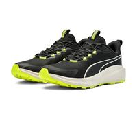 PUMA Mixte Skyrocket Lite Trail Chaussure de Course sur Route, Black-Feather Gray-Yellow Alert, 44 EU