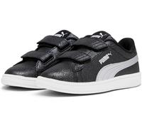 Puma Smash 3.0 Glitz Glam V Child Girl Trainers Noir/Argent C10 (28) Female