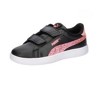 PUMA Smash 3.0 L Star Glow V PS Basket, Black-Peach Smoothie White, 35 EU