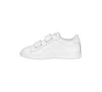 PUMA Unisex Kids Smash 3.0 L V Ps Baskets, Puma White Cool Light Gray, 31 EU