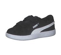 Basket Cuir Junior Puma Smash - Noir/Blanc 30