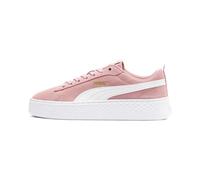 PUMA Smash Platform SD Leather Sneaker Women Kids Trainers 363287 05 Pink