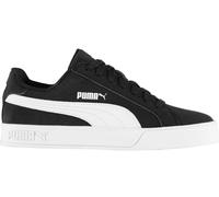 Puma Smash Vulc Junior Boys Trainers Noir/Blanc 3 (35.5) Male
