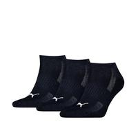 Puma Sneaker Chaussettes, Bleu Marine, 35/38 (Lot de 3) Unisexe