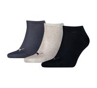 Puma Sneaker Invisible Socks (3 Pairs) 12-14 Navy Mix 12-14 Navy Mix