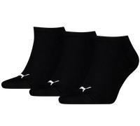 Puma Sneaker Plain 3P Socks Chaussettes 35-38 Noir