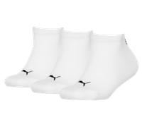 Puma Sneaker Plain 3P Socks Chaussettes 39-42 Blanc