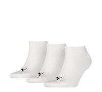 Puma Sneaker Plain 3pack 39-42 Unisexe - Chaussettes, Blanc - Taille 39 - 42 - Coton White 39 - 42