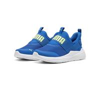 PUMA Sneakers à Enfiler Soft Wired 2 SLIPTECH™ Enfant 30, Team Royal Fizzy Light White Blue Yellow