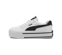 PUMA Sneakers à Platforme Court Classic Vulc Femme 38, White Black