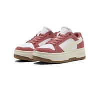 PUMA Sneakers Basses en suède Rebound Femme pour Femme 35.5, White Frosted Ivory Exotic Red