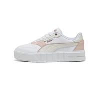PUMA Sneakers Cali Court Luxe Femme, Chaussures, Blanc/Frosted Ivory, 38.5 38.5