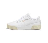 PUMA Sneakers Carina 2.0 Femme, Chaussures, Blanc/Doré/Alpine Snow, 38 38