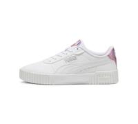 Puma Sneakers Carina 2.0 Girl Power Femme, Chaussures, Blanc/Silver Mist/Passionfruit, 37 White,Silver Mist,Passionfruit